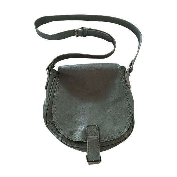 Cowboybags Handbags - CowboyBags Seafoam Olive Green Leather Crossbody Purse Hobo